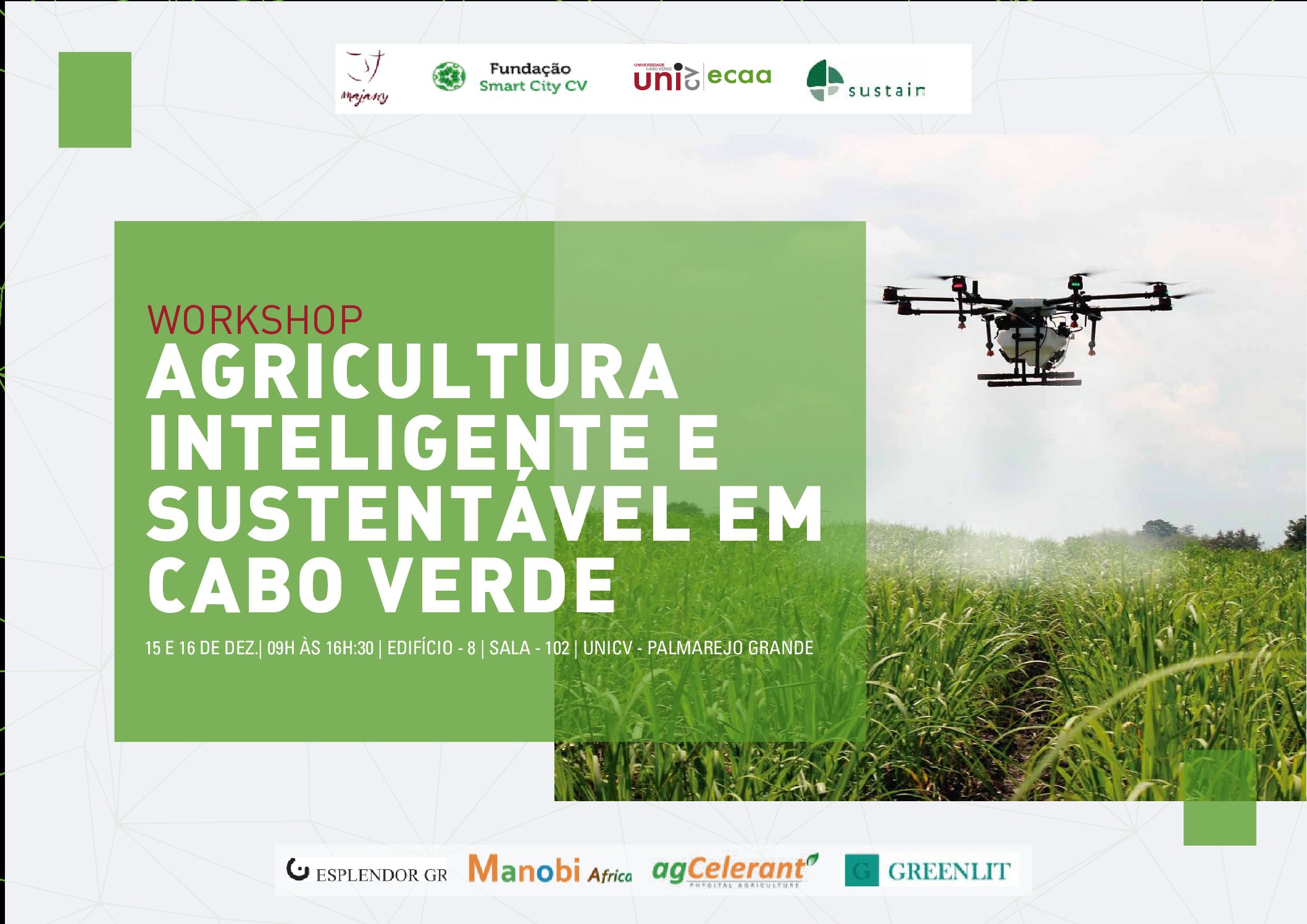 Read more about the article A Fundação Smart City Cabo Verde e a Uni-CV(ECAA)  promovem Workshop sobre Agricultura Inteligente e Sustentável